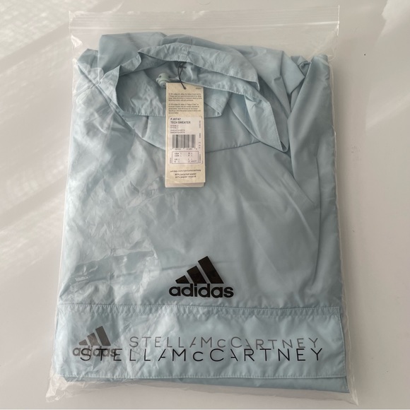 NWT Adidas x Stella McCartney Tech Sweater - Blue - Picture 6 of 8